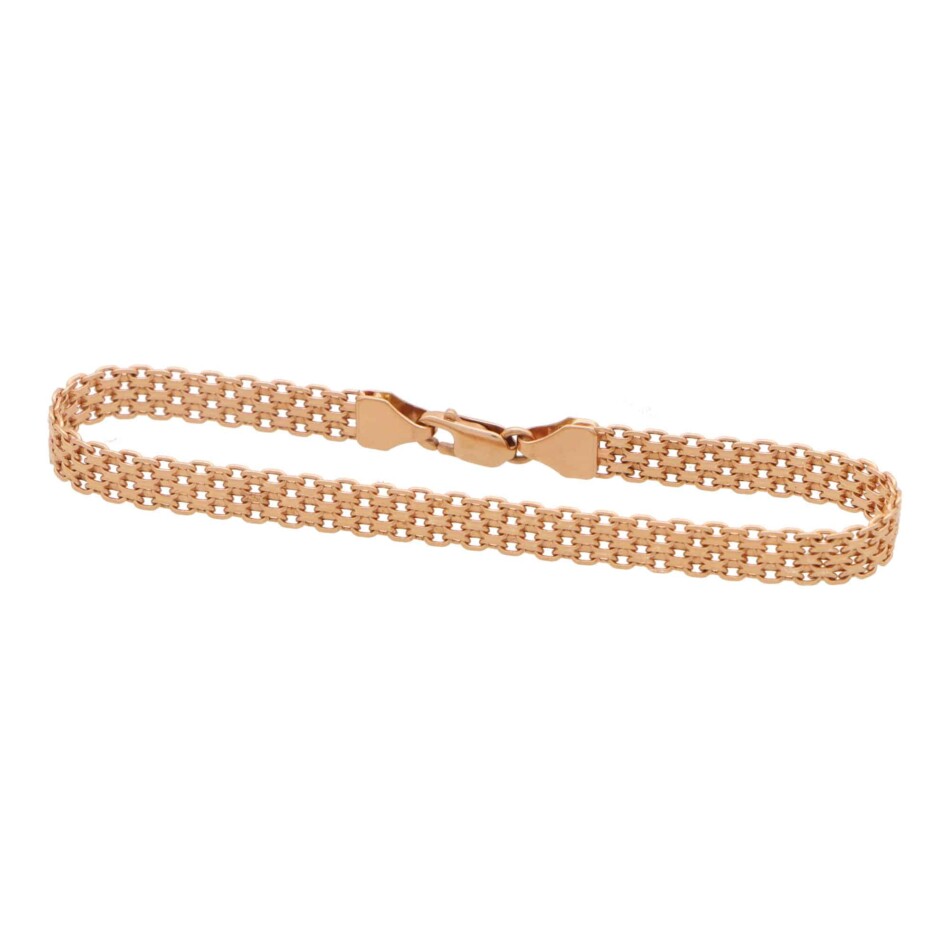Vintage Mesh Necklace 14K Gold