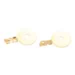 Vintage Bulgari Lucia Disc Earrings