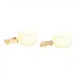 Vintage Bulgari Lucia Disc Earrings