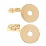 Vintage Bulgari Lucia Disc Earrings