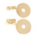 Vintage Bulgari Lucia Disc Earrings