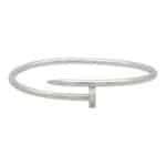 Vintage Cartier Diamond Juste Un Clou in White Gold, Size 20