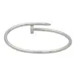Vintage Cartier Diamond Juste Un Clou in White Gold, Size 20