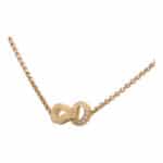 Vintage Cartier Diamond Agrafe Necklace