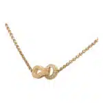 Vintage Cartier Diamond Agrafe Necklace