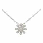 Vintage Paloma Picasso for Tiffany & Co Diamond Flower Necklace