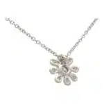 Vintage Paloma Picasso for Tiffany & Co Diamond Flower Necklace