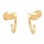 Vintage Cartier Juste Un Clou Hoop Earrings