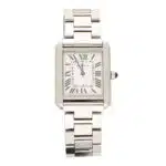 Vintage Cartier Tank Solo Watch in Steel