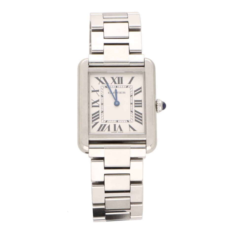 Vintage Cartier Tank Solo Watch in Steel