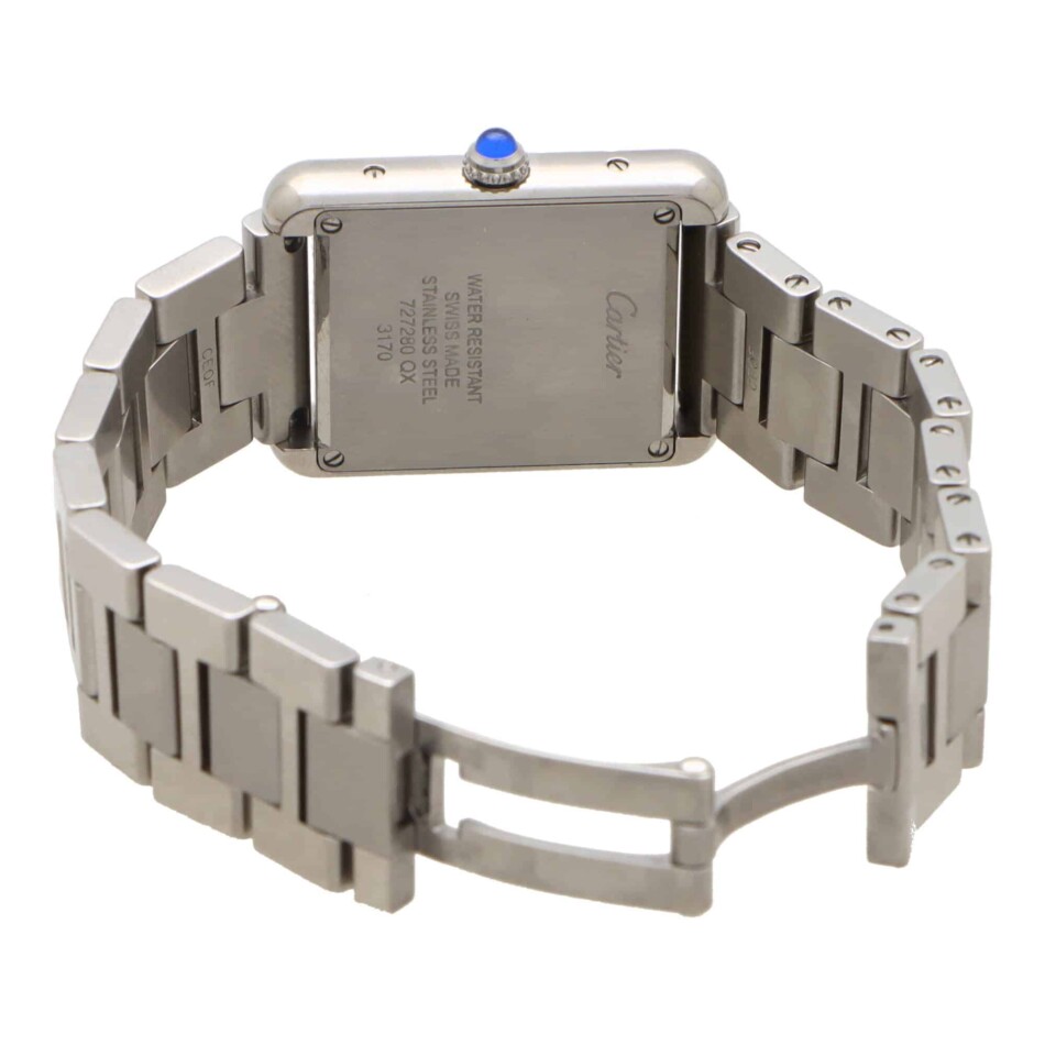 Vintage Cartier Tank Solo Watch in Steel