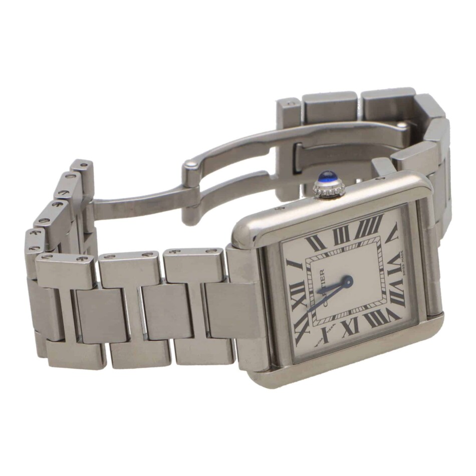Vintage Cartier Tank Solo Watch in Steel