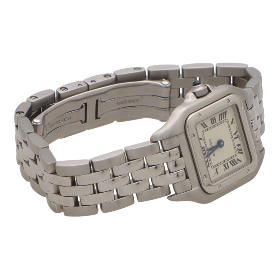 Vintage Cartier Panthere Stainless Steel 22mm Watch