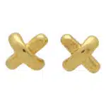 Vintage Tiffany & Co. Cross Stitch Stud Earrings