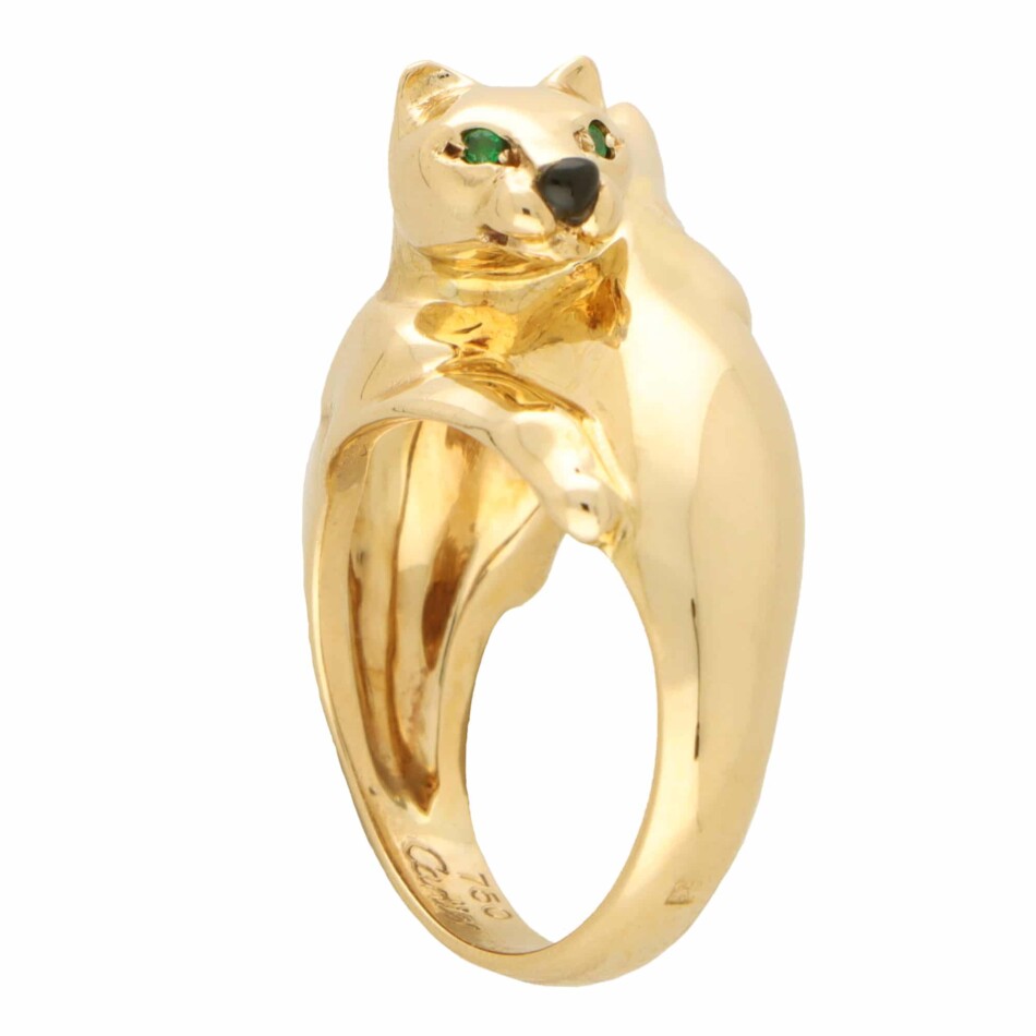 Vintage Cartier Double Panther Ring