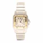 Vintage Cartier Santos Galbee 24mm Watch in Steel and Gold