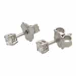 Solitaire 0.40 Carat Diamond Stud Earrings