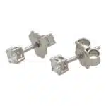 Solitaire 0.40 Carat Diamond Stud Earrings