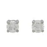 Solitaire 0.40 Carat Diamond Stud Earrings