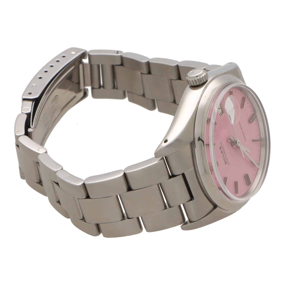 Vintage 1971/2 Rolex Oysterdate Precision Custom Pink Watch