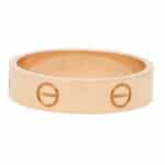 Vintage Cartier Love Ring in Rose Gold Size 52