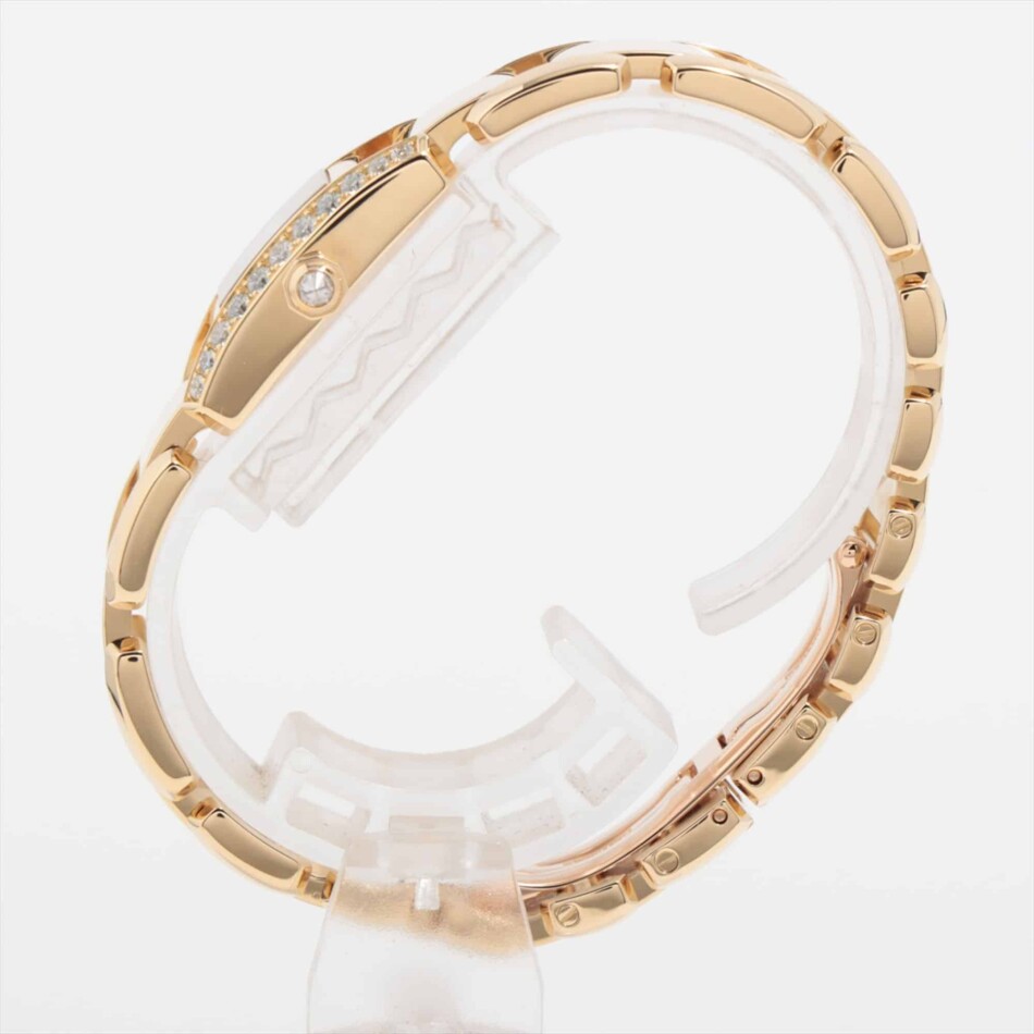Vintage Cartier Diamond Tankissime Yellow Gold Watch