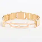 Vintage Cartier Diamond Tankissime Yellow Gold Watch