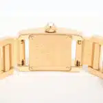 Vintage Cartier Diamond Tankissime Yellow Gold Watch