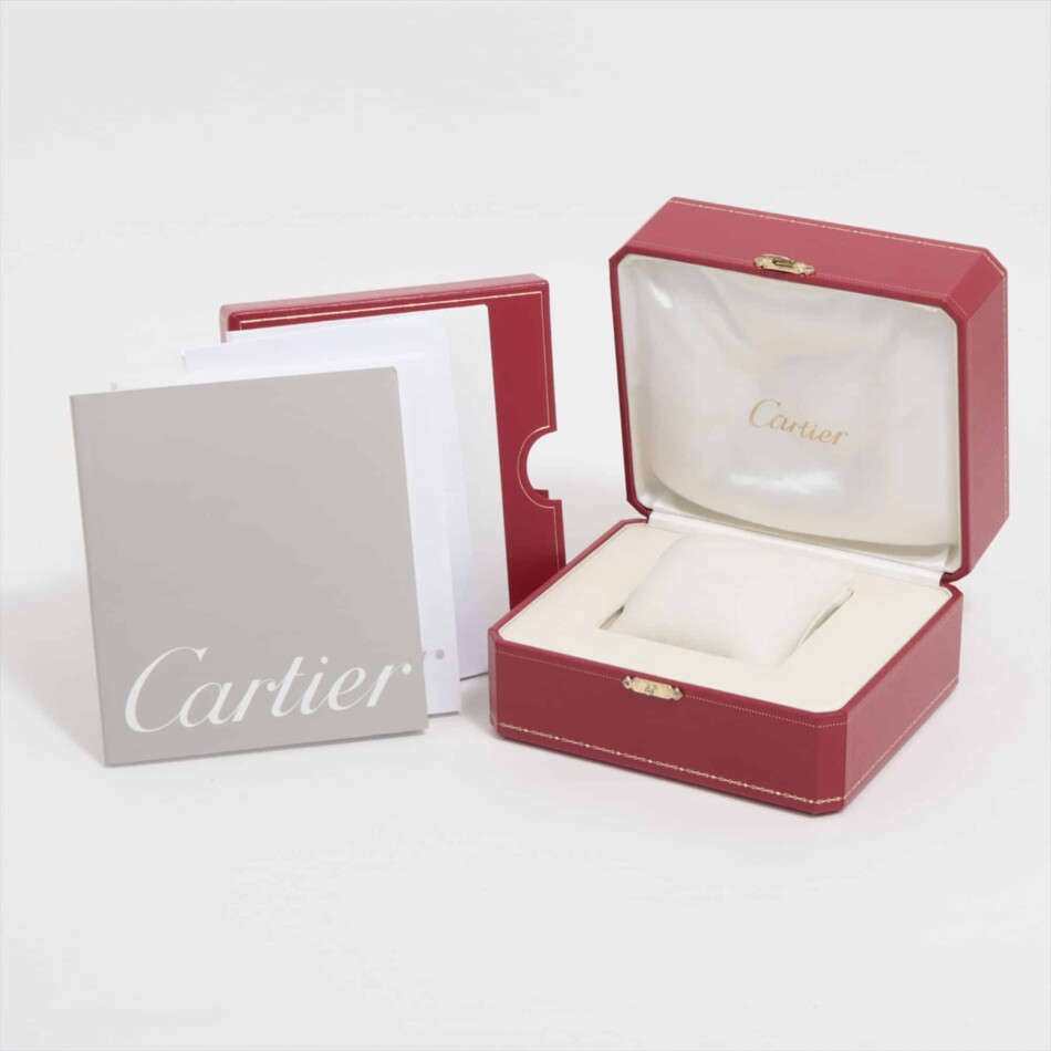 Vintage Cartier Diamond Tankissime Yellow Gold Watch