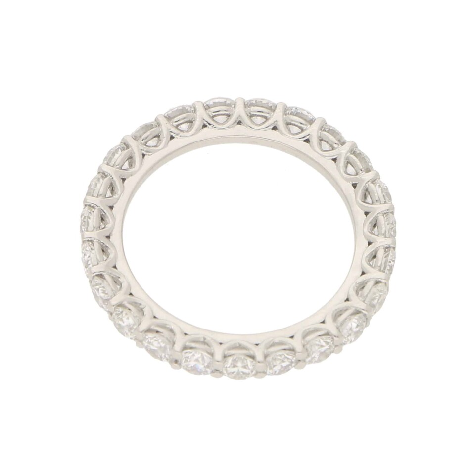 D-Coloured Full Diamond Eternity Ring