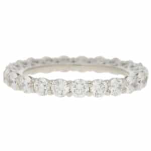 D-Coloured Full Diamond Eternity Ring