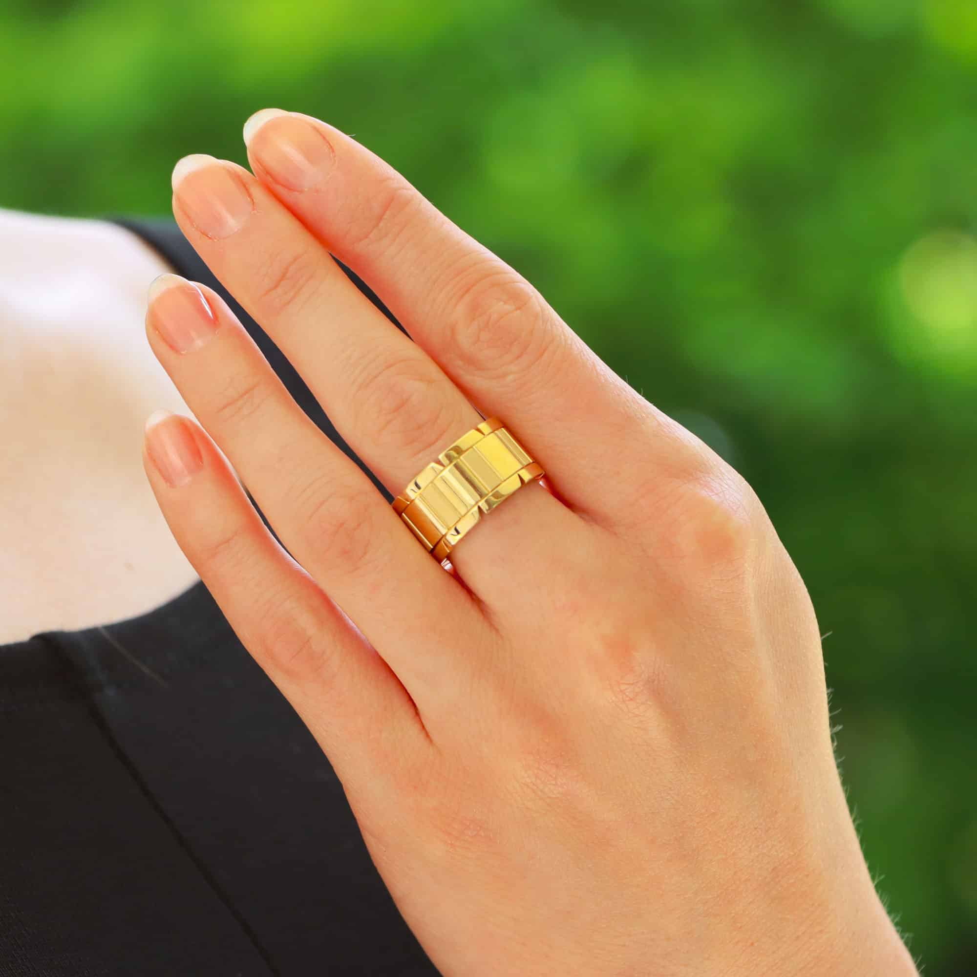 Cartier Tank Francaise Band Ring Size 54 at Susannah Lovis Jewellers