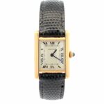 Vintage Cartier Paris Tank Louis Watch in Yellow Gold