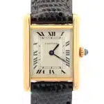 Vintage Cartier Paris Tank Louis Watch in Yellow Gold