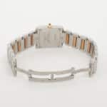 A stylish vintage Cartier Tank Francaise Steel and Yellow Gold