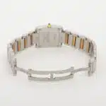 A stylish vintage Cartier Tank Francaise Steel and Yellow Gold