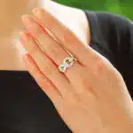 Vintage Cartier Agrafe Diamond Ring
