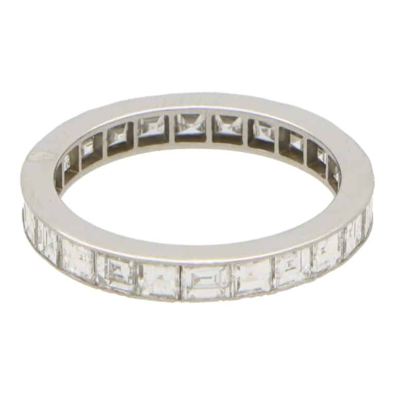 Vintage Diamond Full Eternity Ring