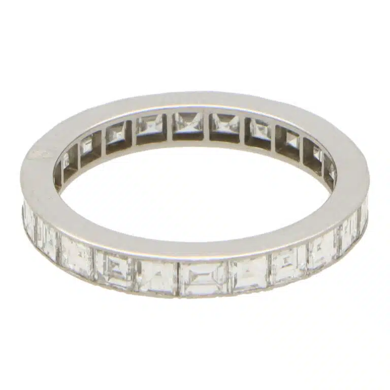 Vintage Diamond Full Eternity Ring