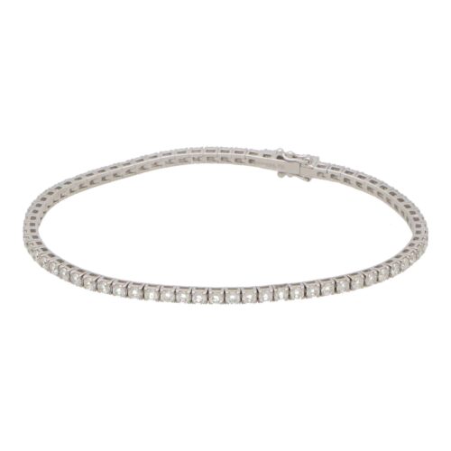 18k White Gold and Diamond Bracelet