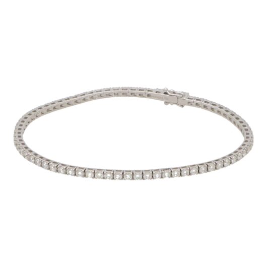 18k White Gold and Diamond Bracelet