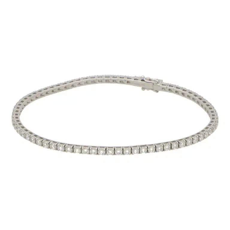 18k White Gold and Diamond Bracelet