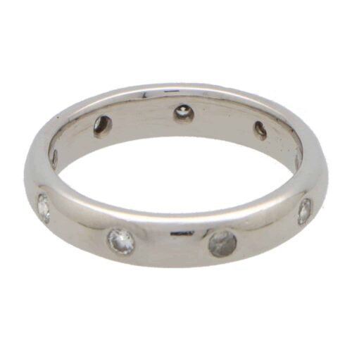 Diamond Eternity Dot Band Ring