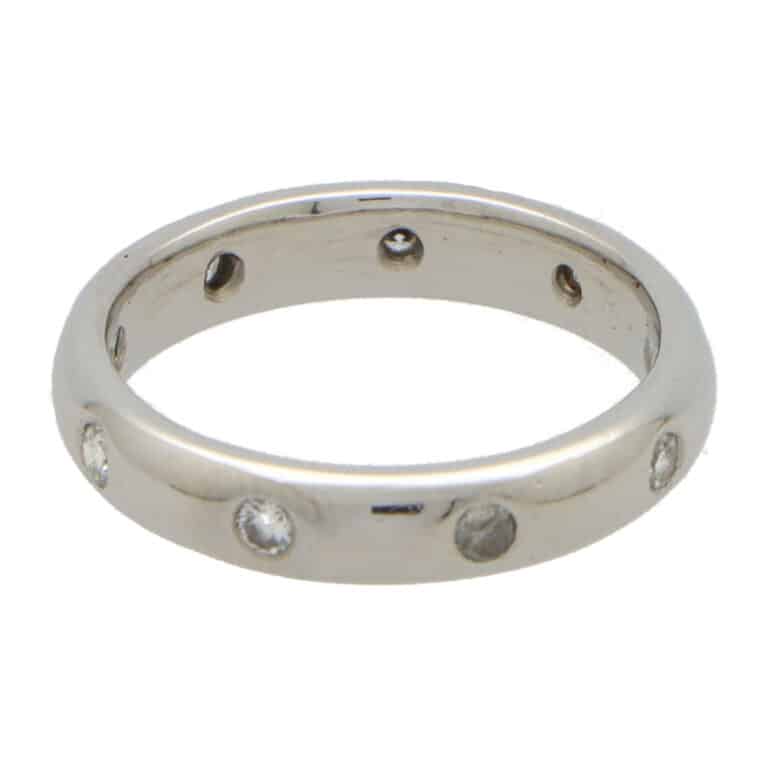 Diamond Eternity Dot Band Ring