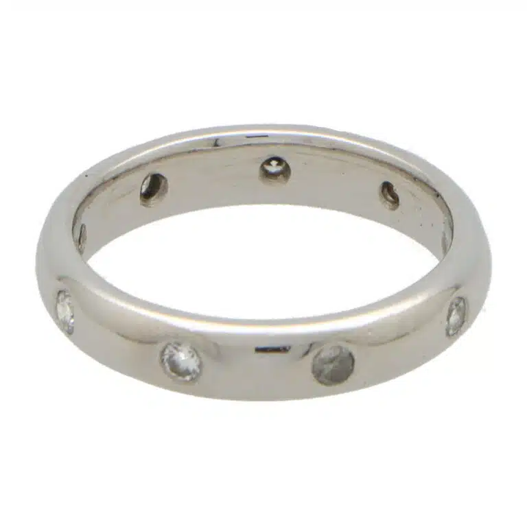 Diamond Eternity Dot Band Ring