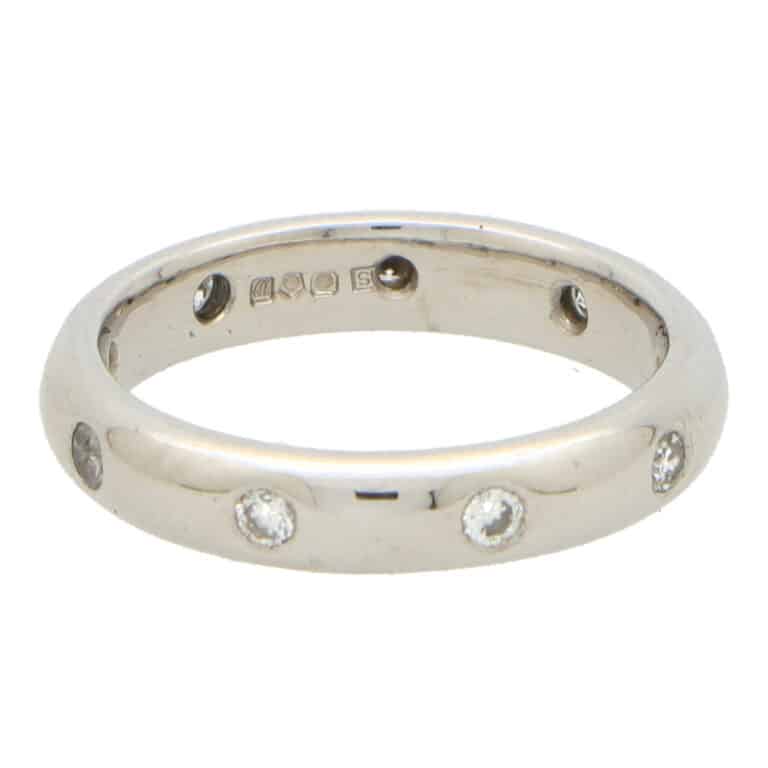 Diamond Eternity Dot Band Ring