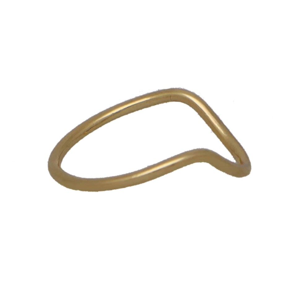 Vintage Fitted Band Ring in 18k Gold