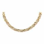 Cartier Maillon Panthere Three Row Diamond Necklace in 18K Gold