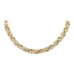 Cartier Maillon Panthere Three Row Diamond Necklace in 18K Gold