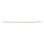 Contemporary Emerald and Diamond Line Tennis Bracelet